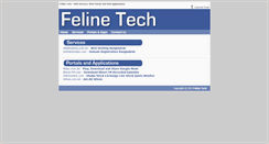 Desktop Screenshot of felinetech.com