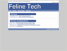 Tablet Screenshot of felinetech.com
